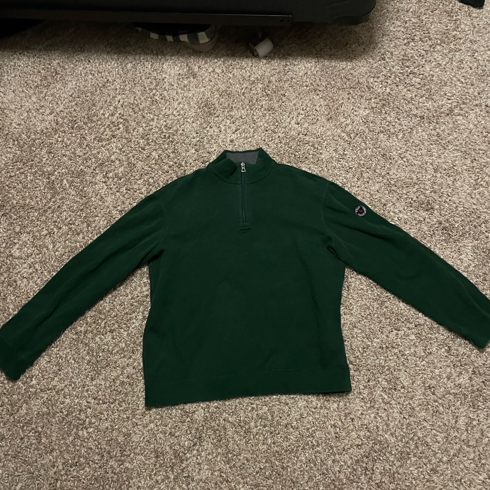 Reversible Ralph Lauren Polo quarter zip.